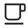 コーヒーカップのアイコン